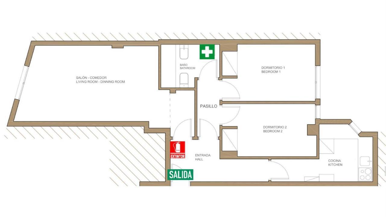 Appartamento And Modern- 2 Bedrooms 1 Bathroom - Mintystay- Sol Madrid